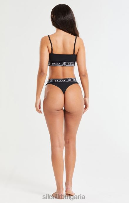 облекло SikSilk бралет с черна каишка Жени 486F8220