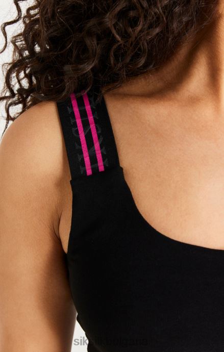 облекло SikSilk черна лента с едно рамо Жени 486F871