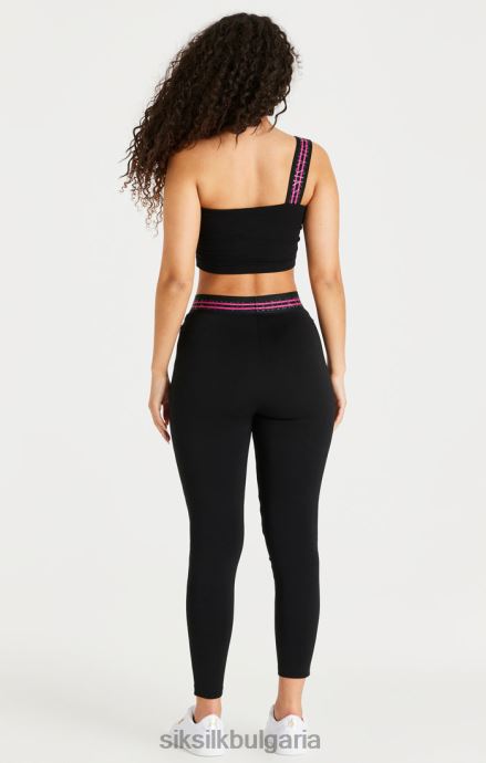 облекло SikSilk черна лента с едно рамо Жени 486F871