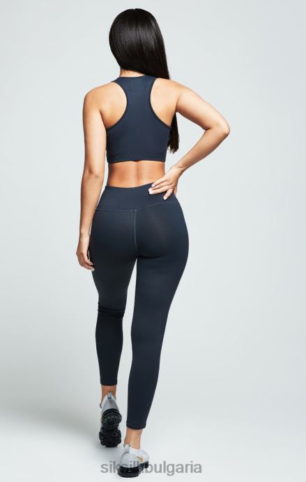 облекло SikSilk charcoal essential gym bralette Жени 486F8214