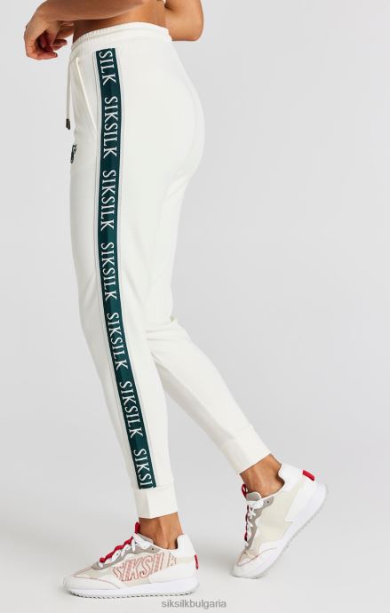 облекло SikSilk панталон с лента в цвят екрю Жени 486F8161