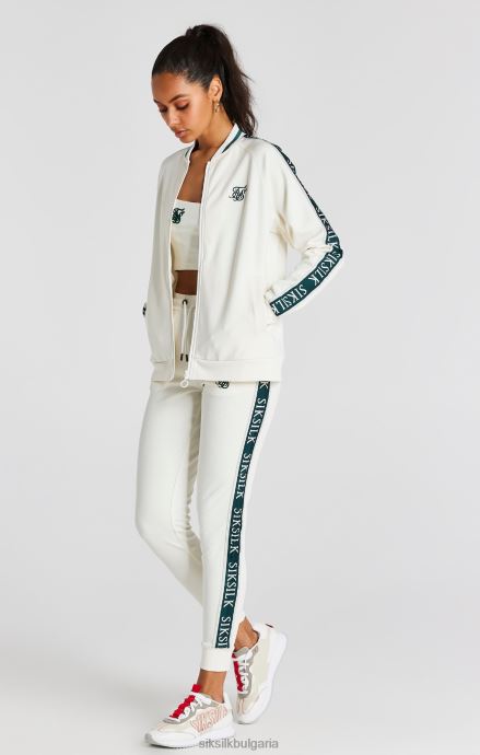 облекло SikSilk панталон с лента в цвят екрю Жени 486F8161