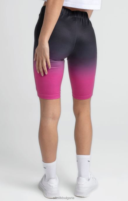 облекло SikSilk кратък цикъл на избледняване на черното Жени 486F8202