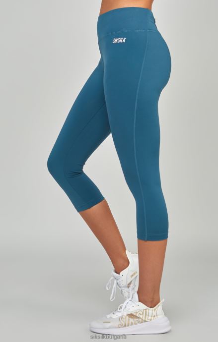 облекло SikSilk тъмнозелено спортно капри Жени 486F8170