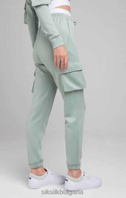 облекло SikSilk карго панталони с лента - мъдрец Жени 486F8176