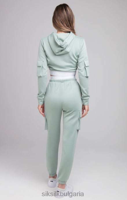 облекло SikSilk карго панталони с лента - мъдрец Жени 486F8176