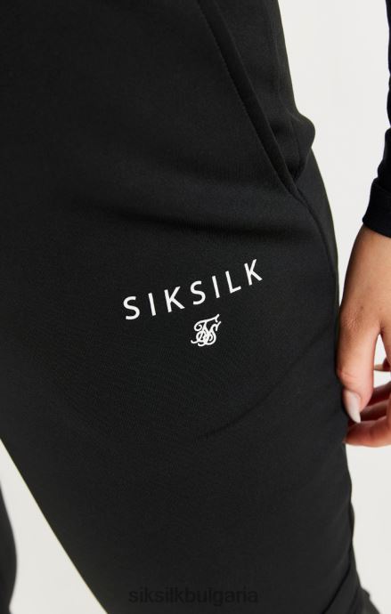 облекло SikSilk черен карго панталон Жени 486F8184