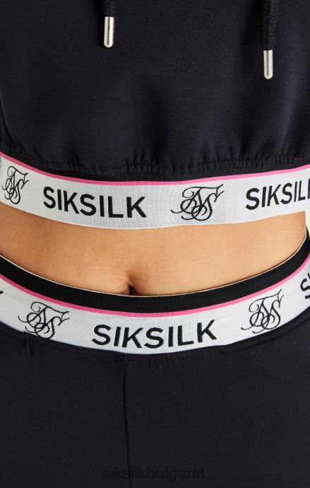 облекло SikSilk черен анцуг Жени 486F8185