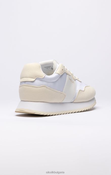 обувки SikSilk бял ретро маратонка за бягане Жени 486F8276