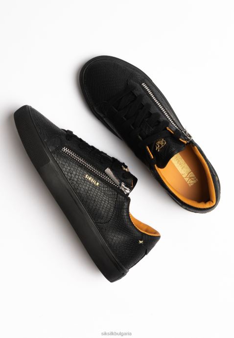 обувки SikSilk черна змийска кожа Kirkie Жени 486F8277