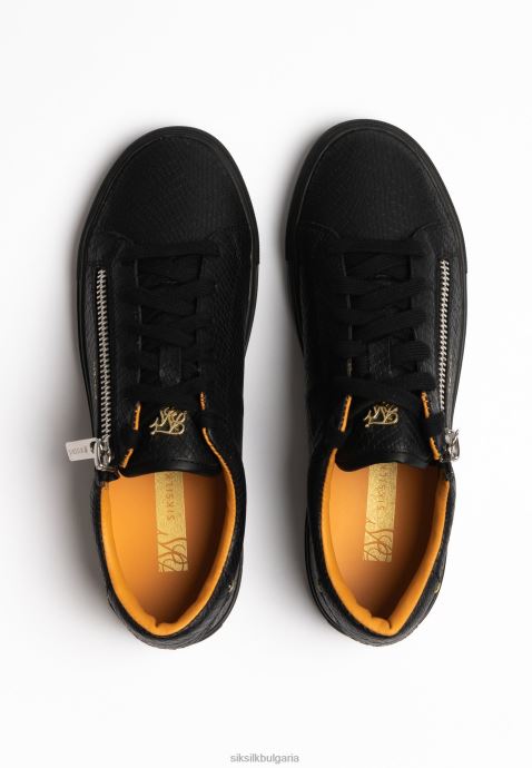 обувки SikSilk черна змийска кожа Kirkie Жени 486F8277