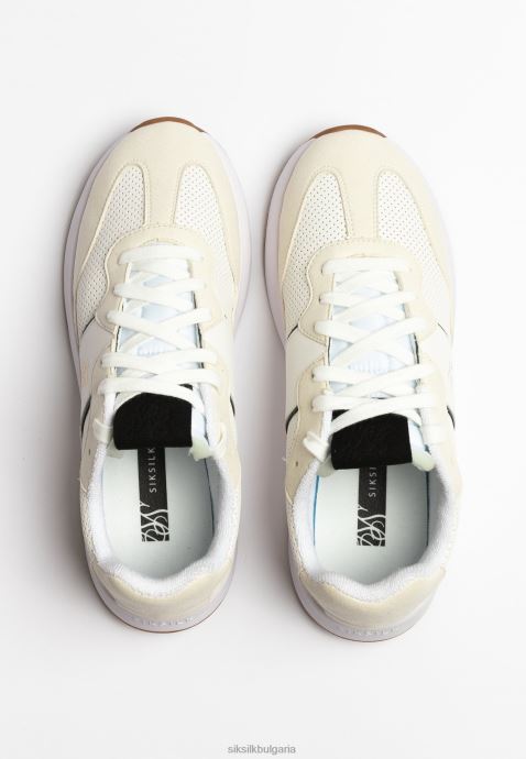 обувки SikSilk екрю wira racer trainer Жени 486F8251