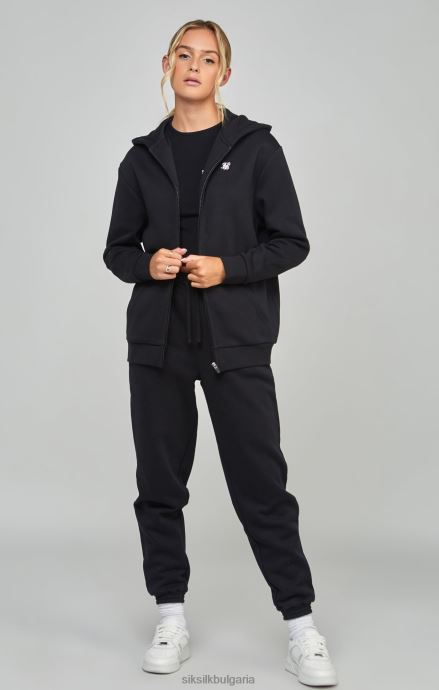 облекло SikSilk черен основен цип Жени 486F8100