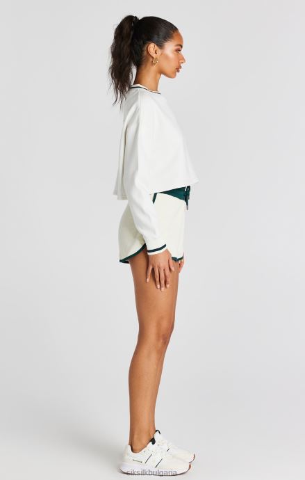 облекло SikSilk суичър в екрю Жени 486F878