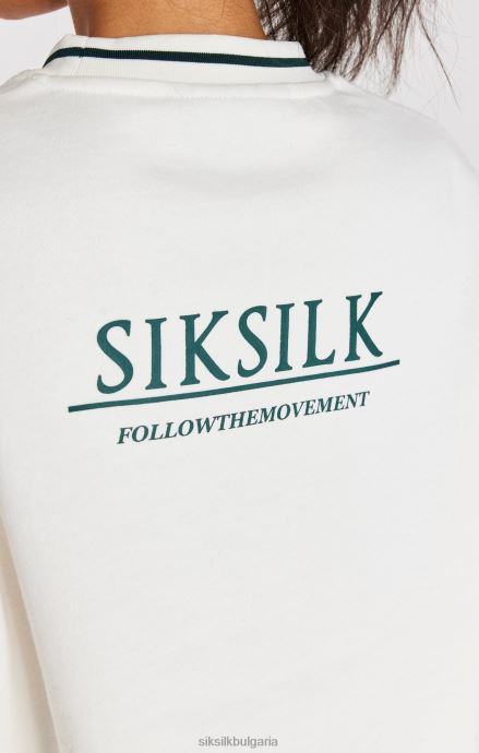облекло SikSilk суичър в екрю Жени 486F878