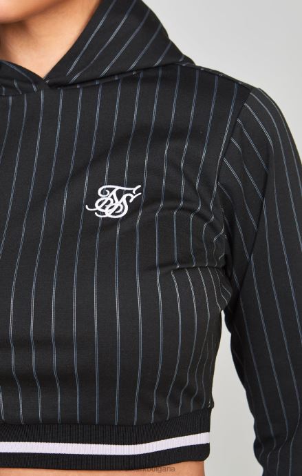 облекло SikSilk черно университетско горнище за писта Жени 486F885