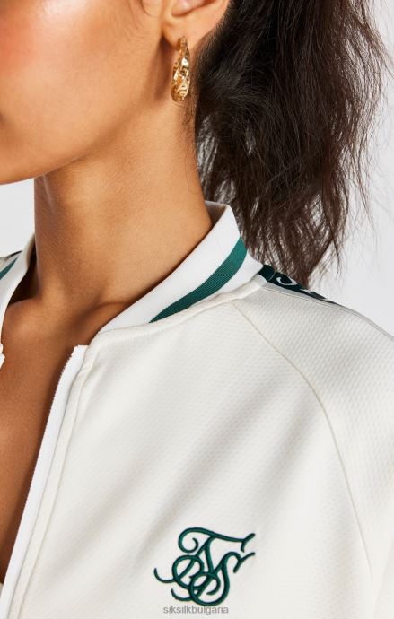 облекло SikSilk екрю лента бомбър Жени 486F889