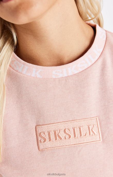 облекло SikSilk розова пот на реколтата Жени 486F891