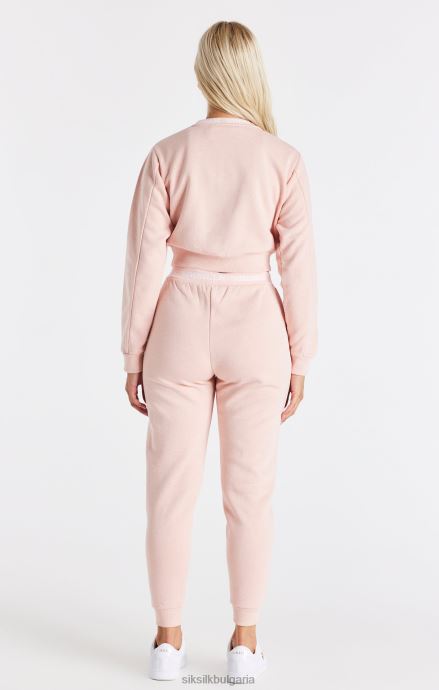 облекло SikSilk розова пот на реколтата Жени 486F891