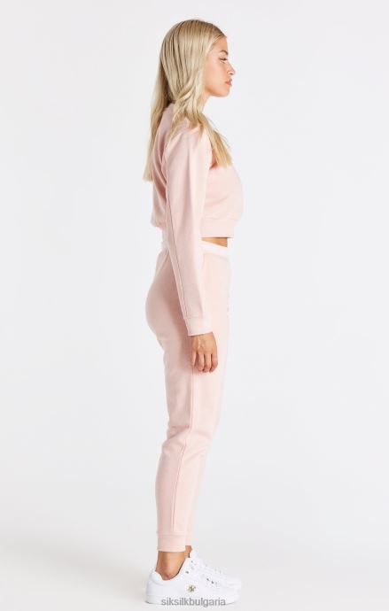 облекло SikSilk розова пот на реколтата Жени 486F891