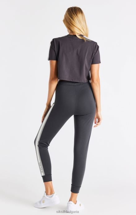 облекло SikSilk сива кратка тениска Жени 486F830