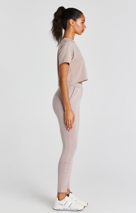 облекло SikSilk изпрана розова тениска Жени 486F834