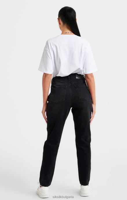 облекло SikSilk бяла тениска с бродирани гаджета Жени 486F869