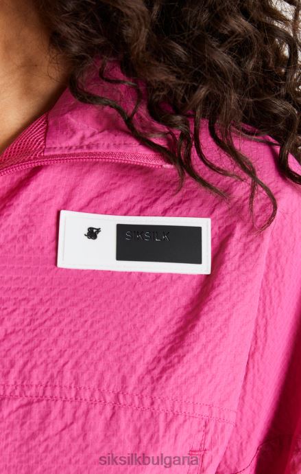 облекло SikSilk розово изрязано яке с къдрици Жени 486F8134