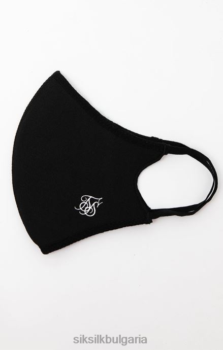аксесоар SikSilk черна опаковка от 3 покривала за лице унисекс 486F8239