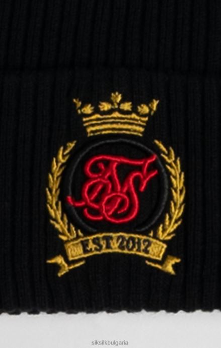 аксесоар SikSilk черна шапка с гребен унисекс 486F8230