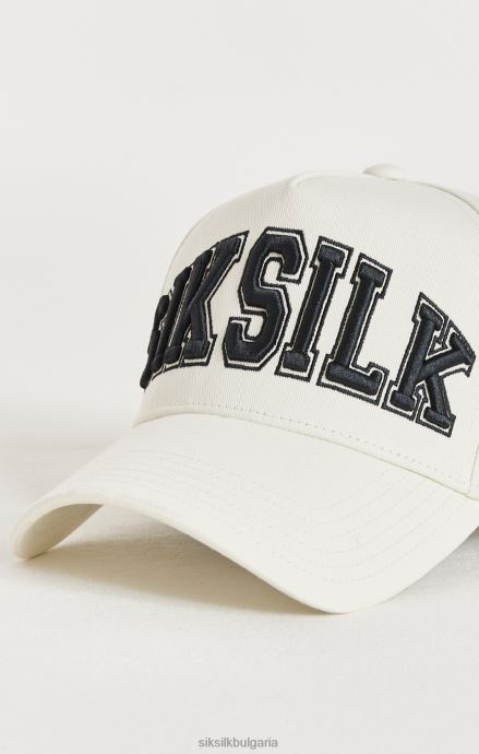 аксесоар SikSilk шапка в цвят екрю унисекс 486F8237