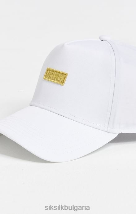 аксесоар SikSilk бяла безкрайна найлонова шапка за шофьор на камион унисекс 486F8243
