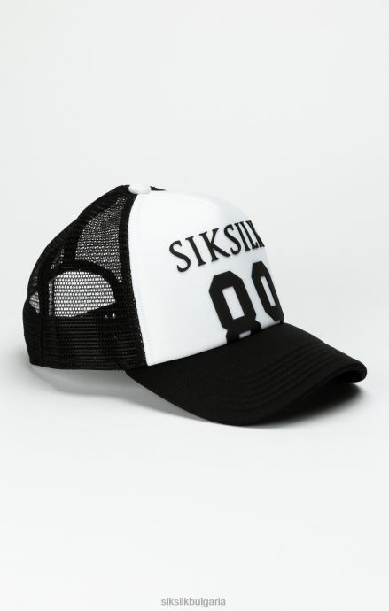 аксесоар SikSilk черна 89 дунапренова шапка за шофьор на камион унисекс 486F8249