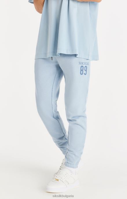 облекло SikSilk син маншет със спокойна кройка мъже 486F8536