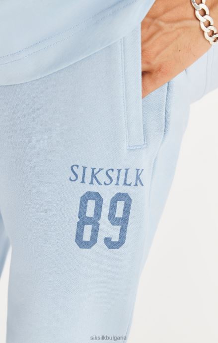 облекло SikSilk син маншет със спокойна кройка мъже 486F8536
