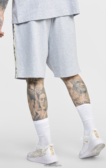 облекло SikSilk сиво късо с готическа странична лента мъже 486F8569