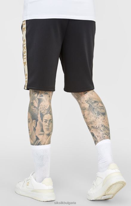 облекло SikSilk черен гребен къс мъже 486F8577