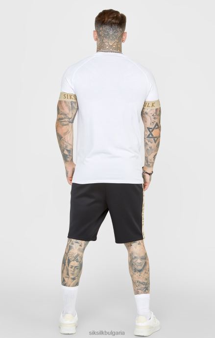 облекло SikSilk черен гребен къс мъже 486F8577