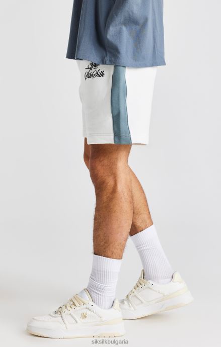 облекло SikSilk къса бродерия на бяла роза мъже 486F8584