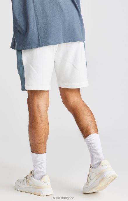 облекло SikSilk къса бродерия на бяла роза мъже 486F8584