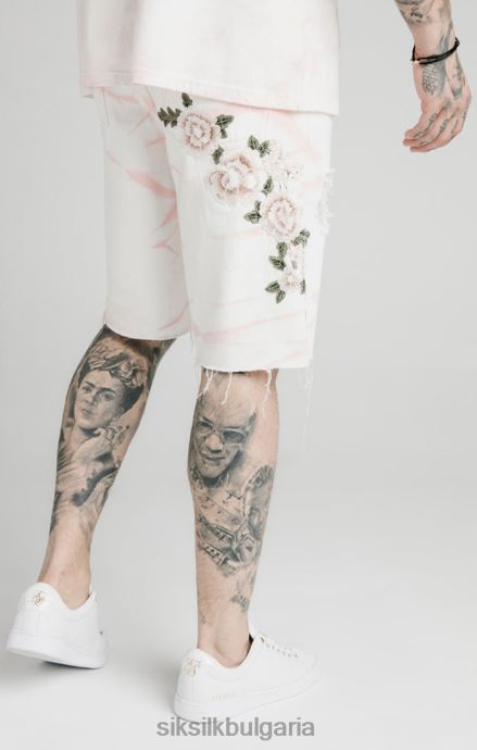 облекло SikSilk розов широк дънков къс мъже 486F8595