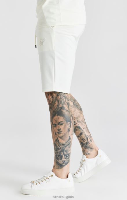 облекло SikSilk екрю техническа лента къса мъже 486F8606