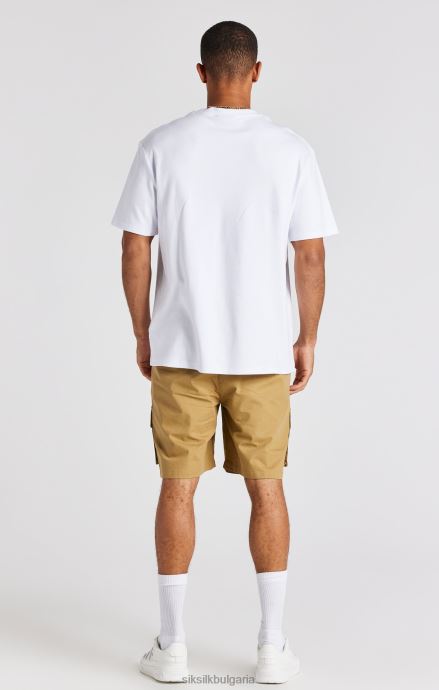 облекло SikSilk тен ripstop cargo short мъже 486F8585