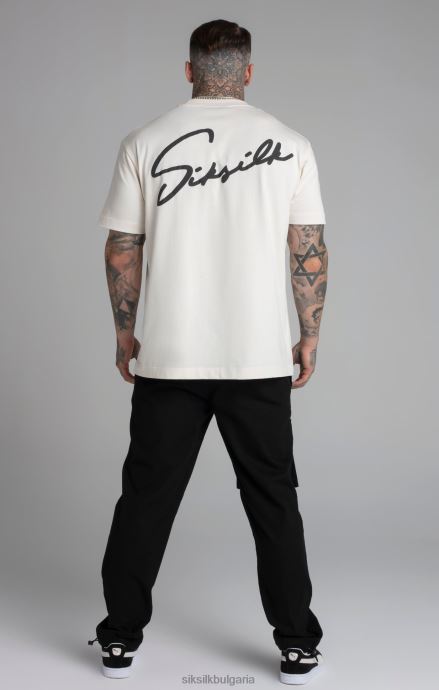 облекло SikSilk черни рипстоп карго панталони мъже 486F8512