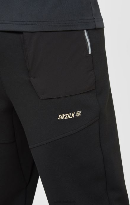 облекло SikSilk черен спортен панталон мъже 486F8520