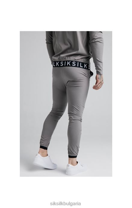 облекло SikSilk спортен панталон agility poly ripstop - сив мъже 486F8527