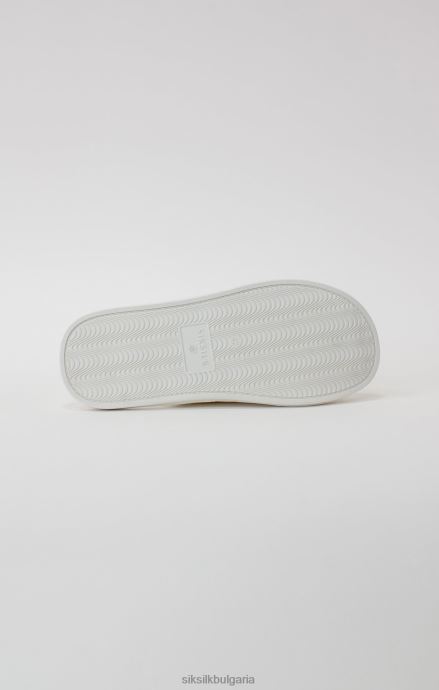 обувки SikSilk бял чехъл с бродирано лого мъже 486F86