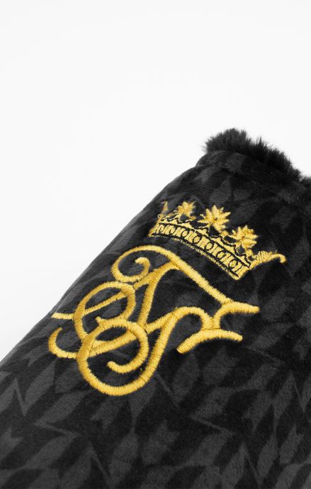 обувки SikSilk x черни чехли messi мъже 486F823