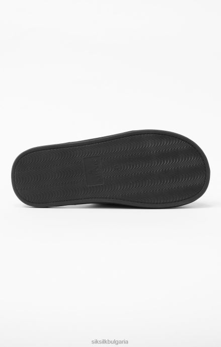 обувки SikSilk x черни чехли messi мъже 486F823