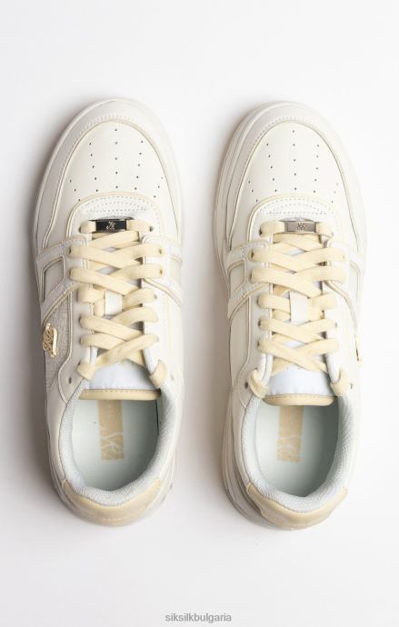 обувки SikSilk маратонки в екрю с ниска горна част мъже 486F813